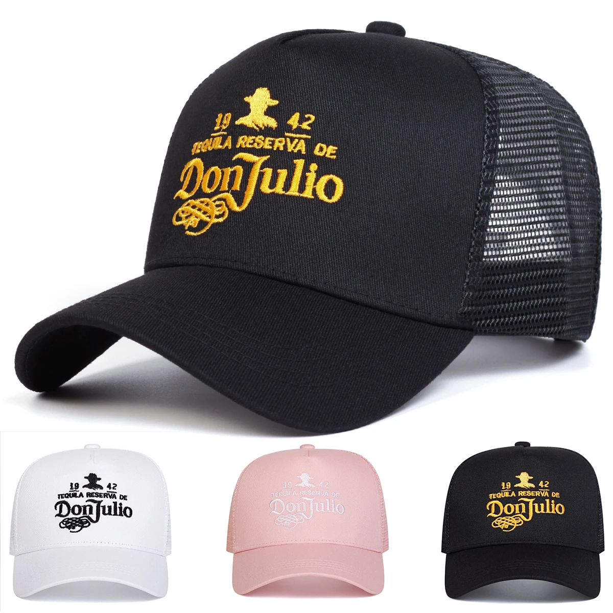 Outdoor Sports Net - Unisex DON JULIO Letter Embroidery Baseball