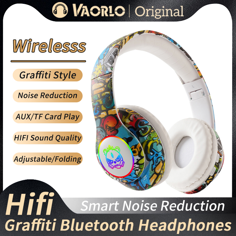 Outdoor Sport Activities For Kids - Graffiti Bluetooth Headphones LED Light Game