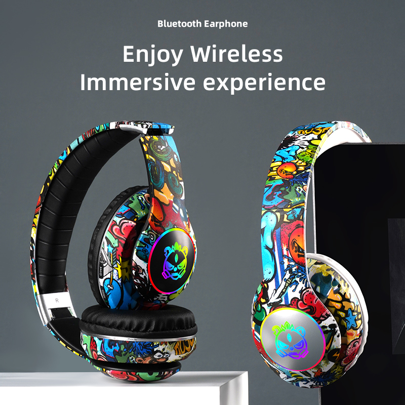 Graffiti Bluetooth Headphones  - Outdoor Sport Activities For Kids recension och pris