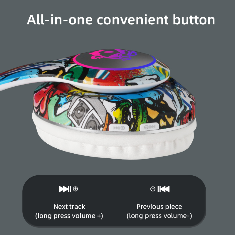 Graffiti Bluetooth Headphones  - Outdoor Sport Activities For Kids recension och pris
