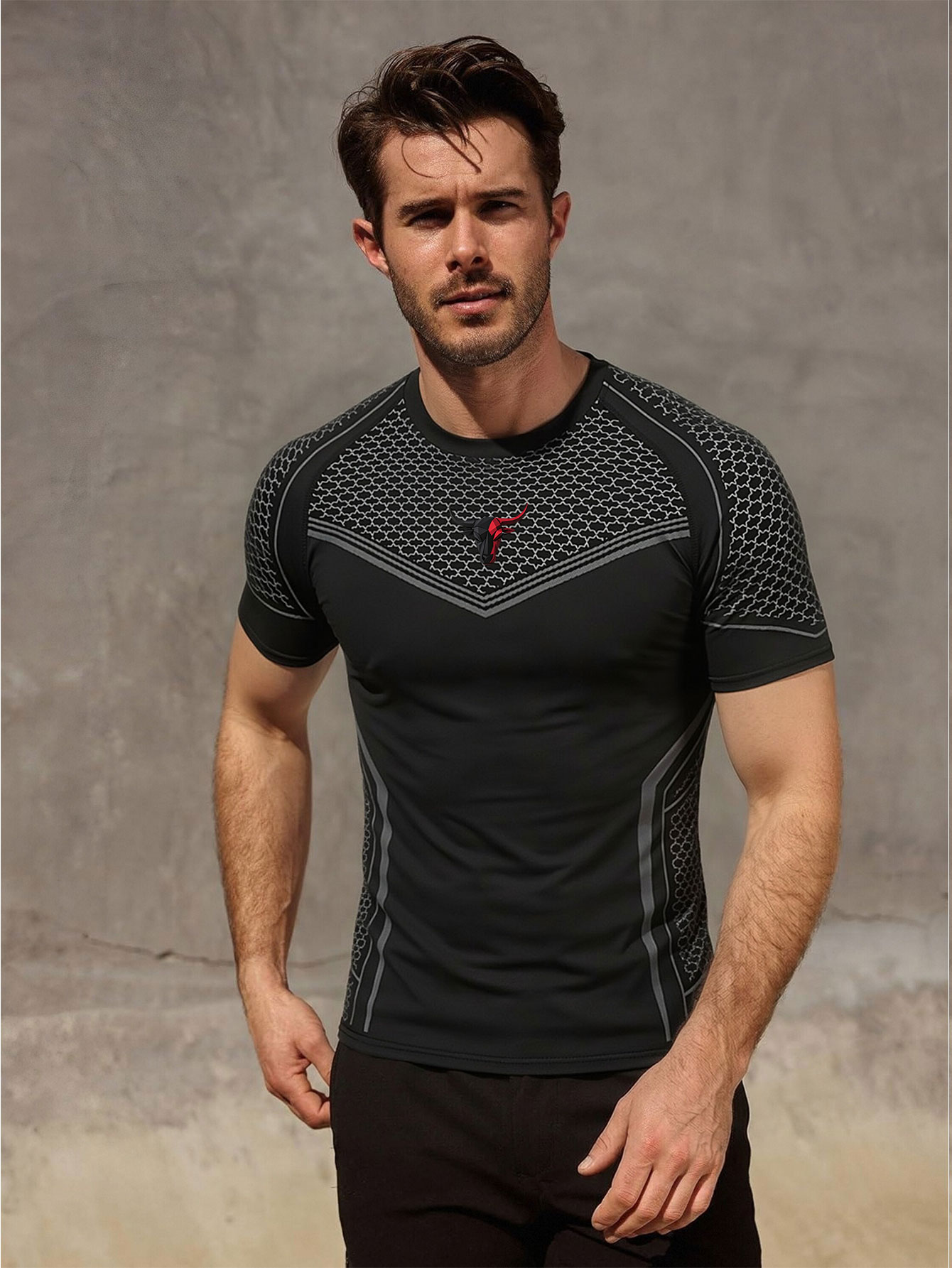 Gym Hub Printed Men's Compress - Outdoor Sport.Hub recension och pris