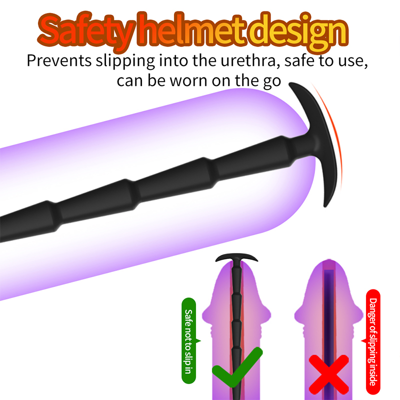 Soft Silicone Long Urethral Pl - Lunge Line Horse recension och pris