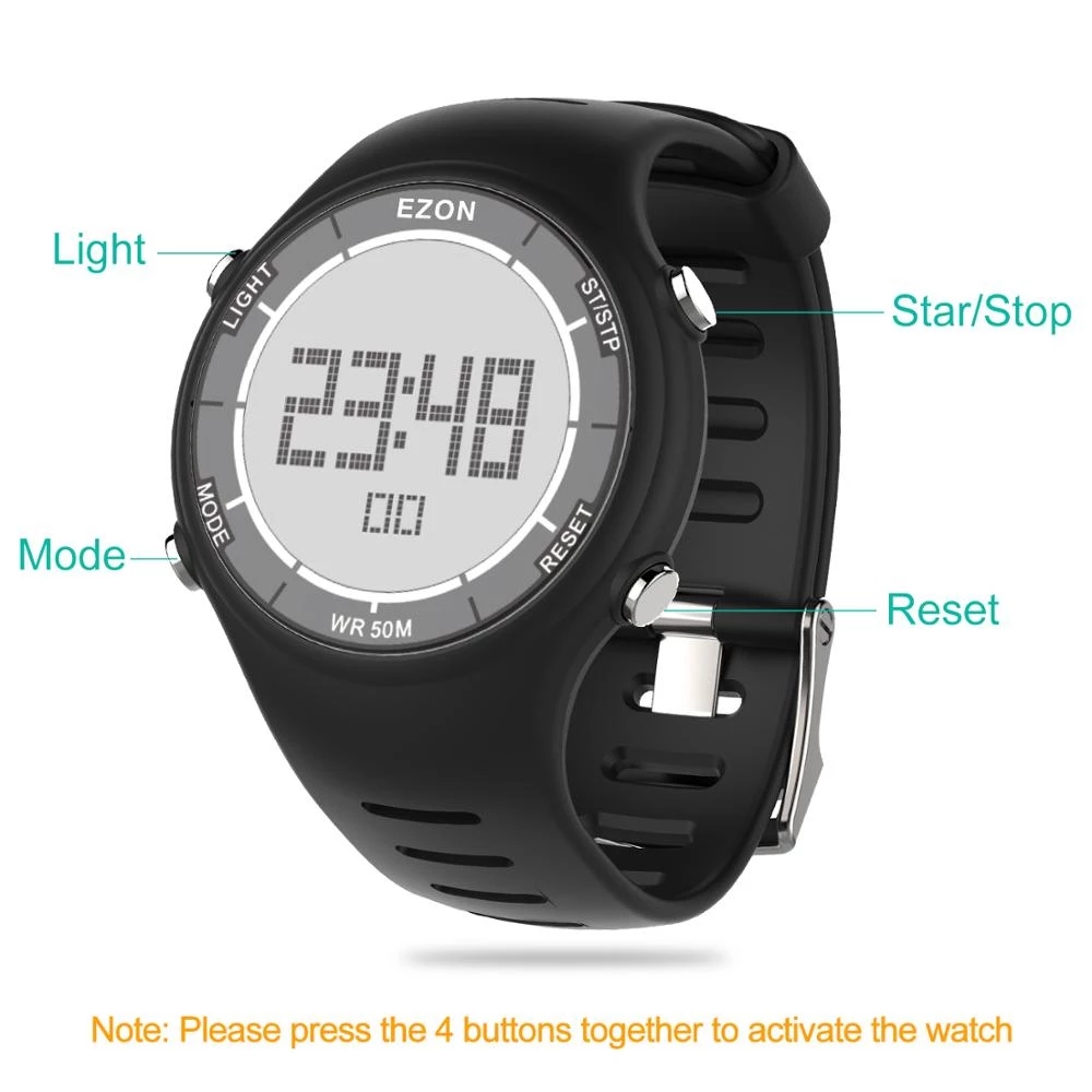 EZON New Fashion Woman Digital - Outdoor Sport Watch recension och pris