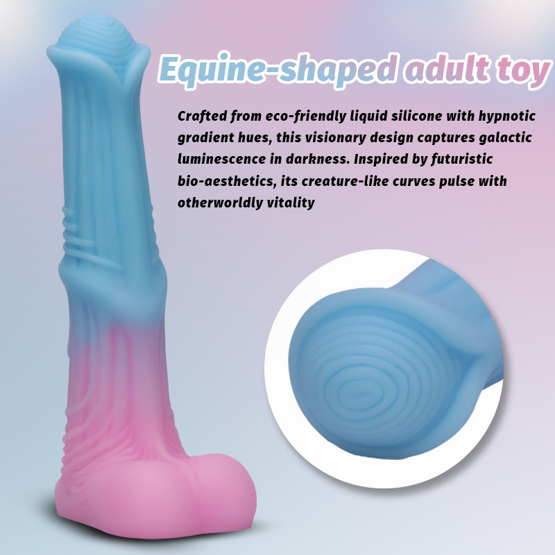 Anal Plug Blue Pink Horse Cock - Lunge Line Horse recension och pris