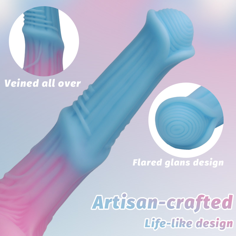 Anal Plug Blue Pink Horse Cock - Lunge Line Horse recension och pris