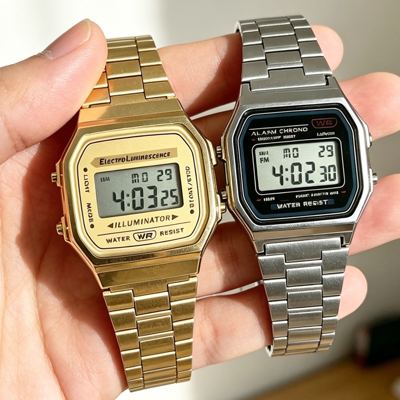 F91W Band Watch Waterproof Ret - Outdoor Sport Watch recension och pris