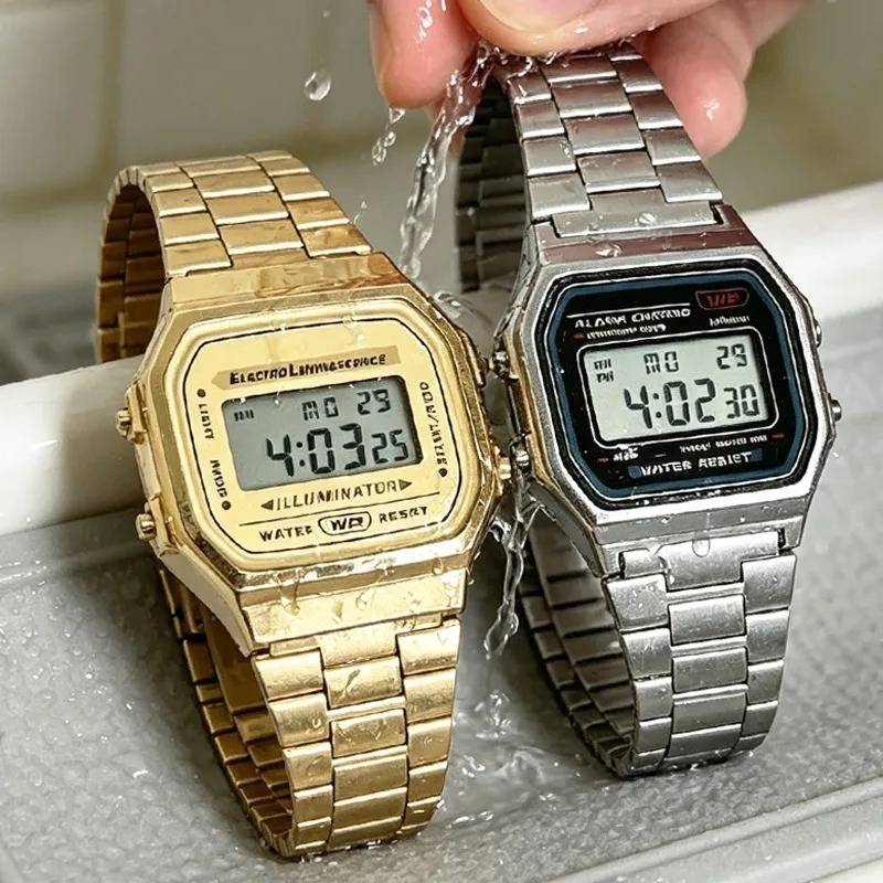 F91W Band Watch Waterproof Ret - Outdoor Sport Watch recension och pris