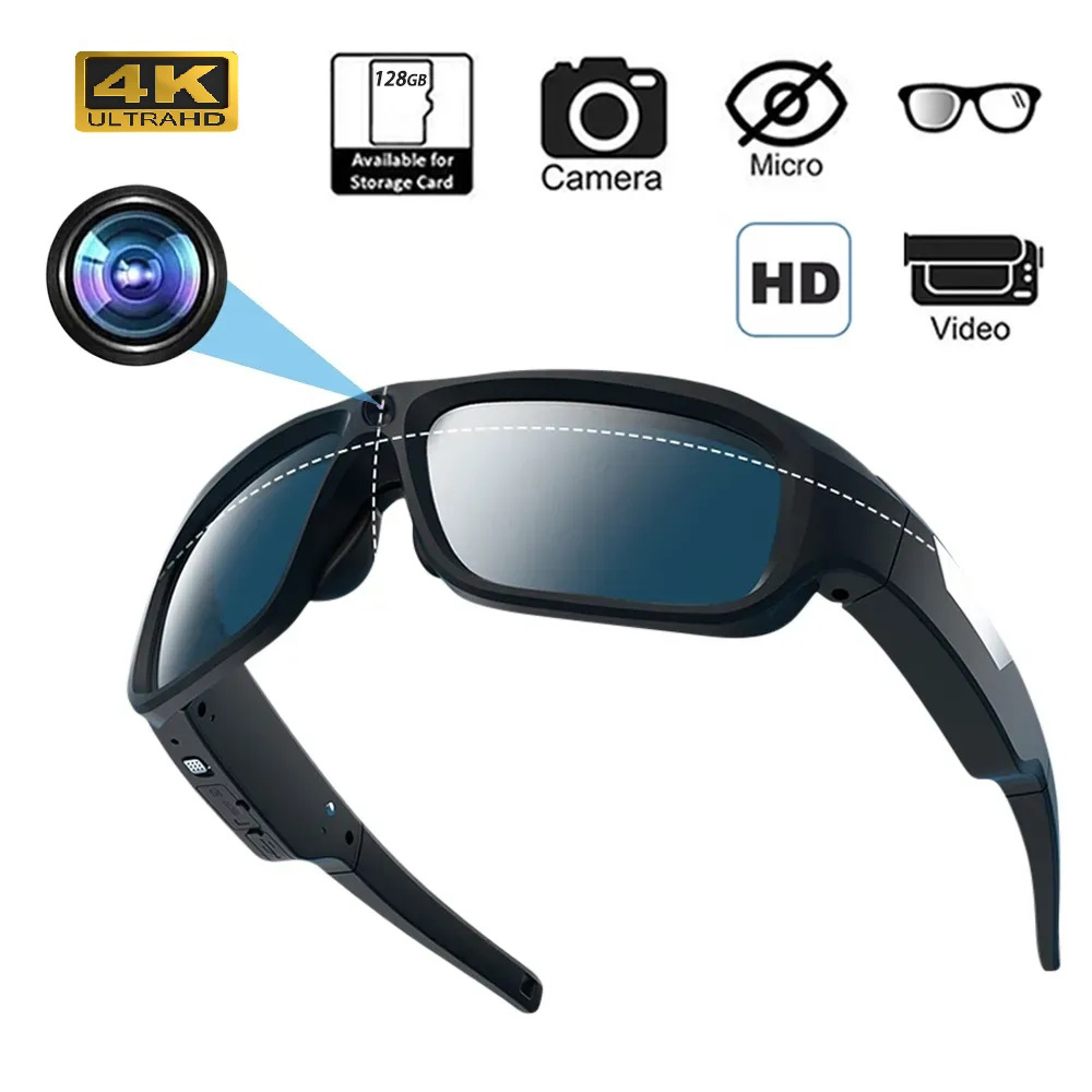4K HD Smart Glasses Camera Min - Outdoor Sport Activity recension och pris