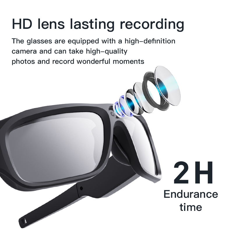 4K HD Smart Glasses Camera Min - Outdoor Sport Activity recension och pris