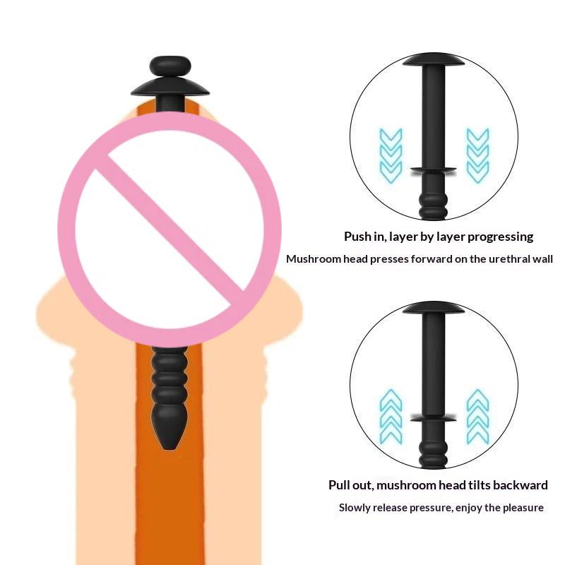 1Pcs Male Silicone Long Urethr - Lunge Line Horse recension och pris